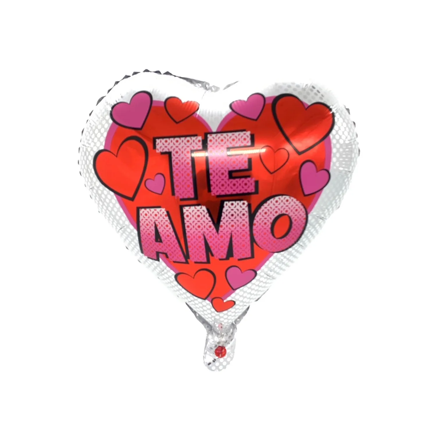 GLOBO METALICO 18 TE AMO DOTS X50 UNI - 1