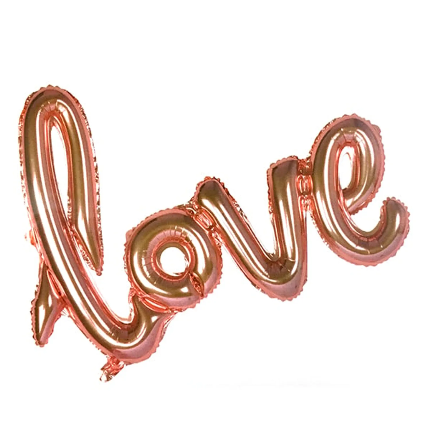 GLOBO METALICO LOVE CURSIVO ROSE GOLD X1 UNI - 1