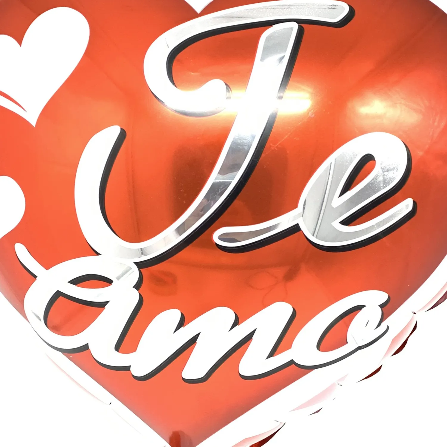 GLOBO METALICO 18 TE AMO CORAZONES X50 UNI - 1