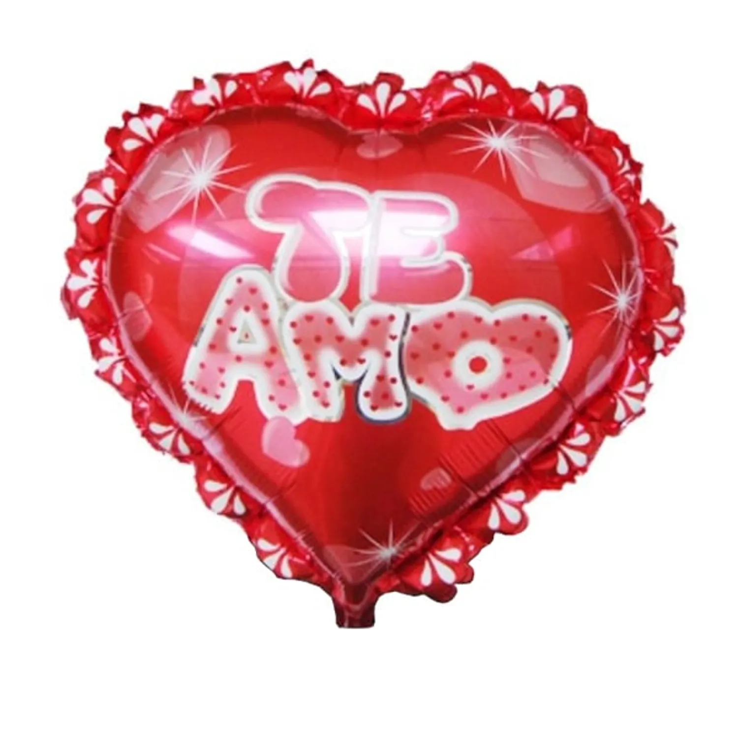 GLOBO METALICO 23 CORAZON TE AMO VUELOS C X1 UNI - 1
