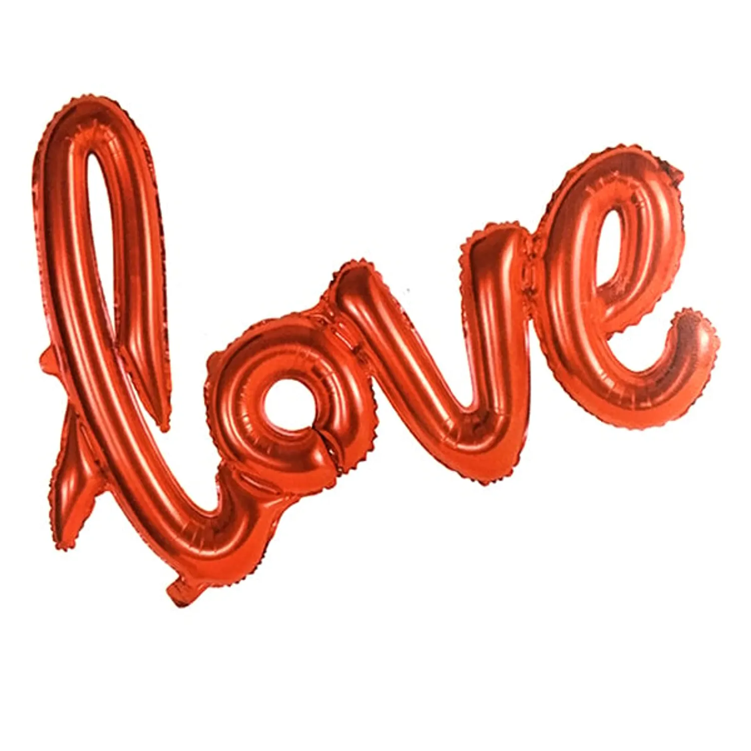 GLOBO METALICO LOVE CURSIVO ROJO X1 UNI - 1