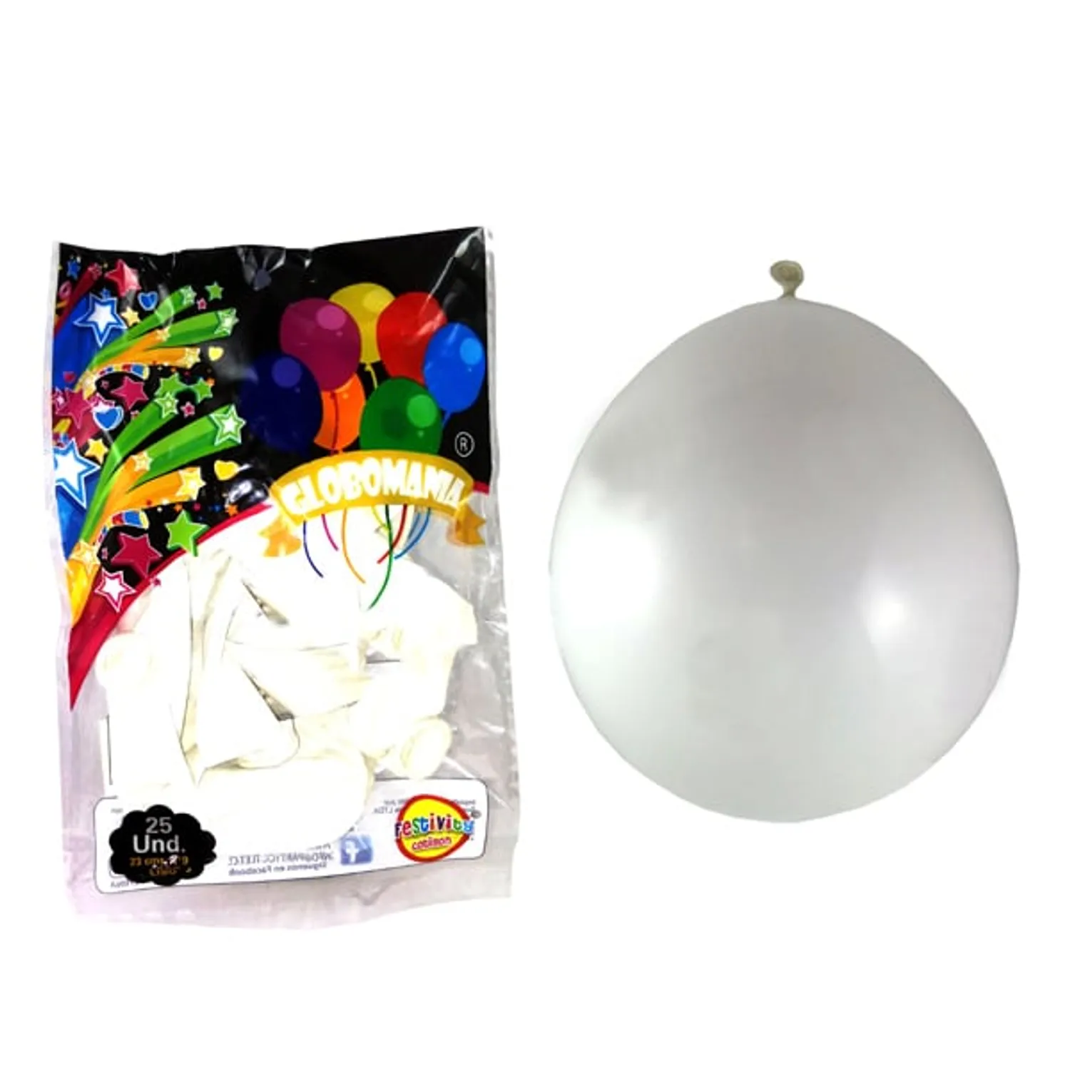 GLOBO 09 STANDARD B BLANCO X 25 UNI - 1