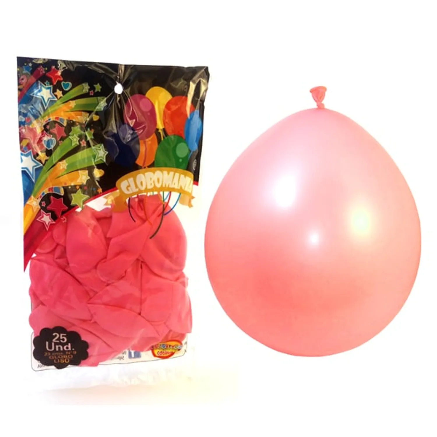 GLOBO 09 STANDARD B ROSADO X 25 UNI - 1
