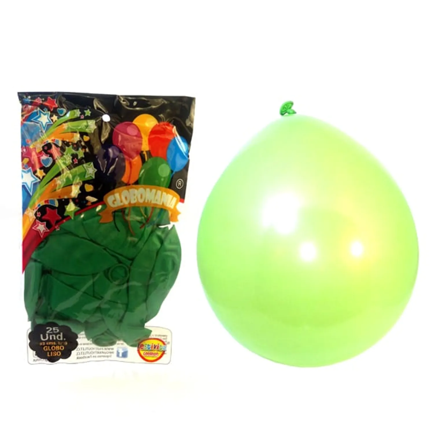 GLOBO 09 STANDARD B VERDE X 25 UNI - 1