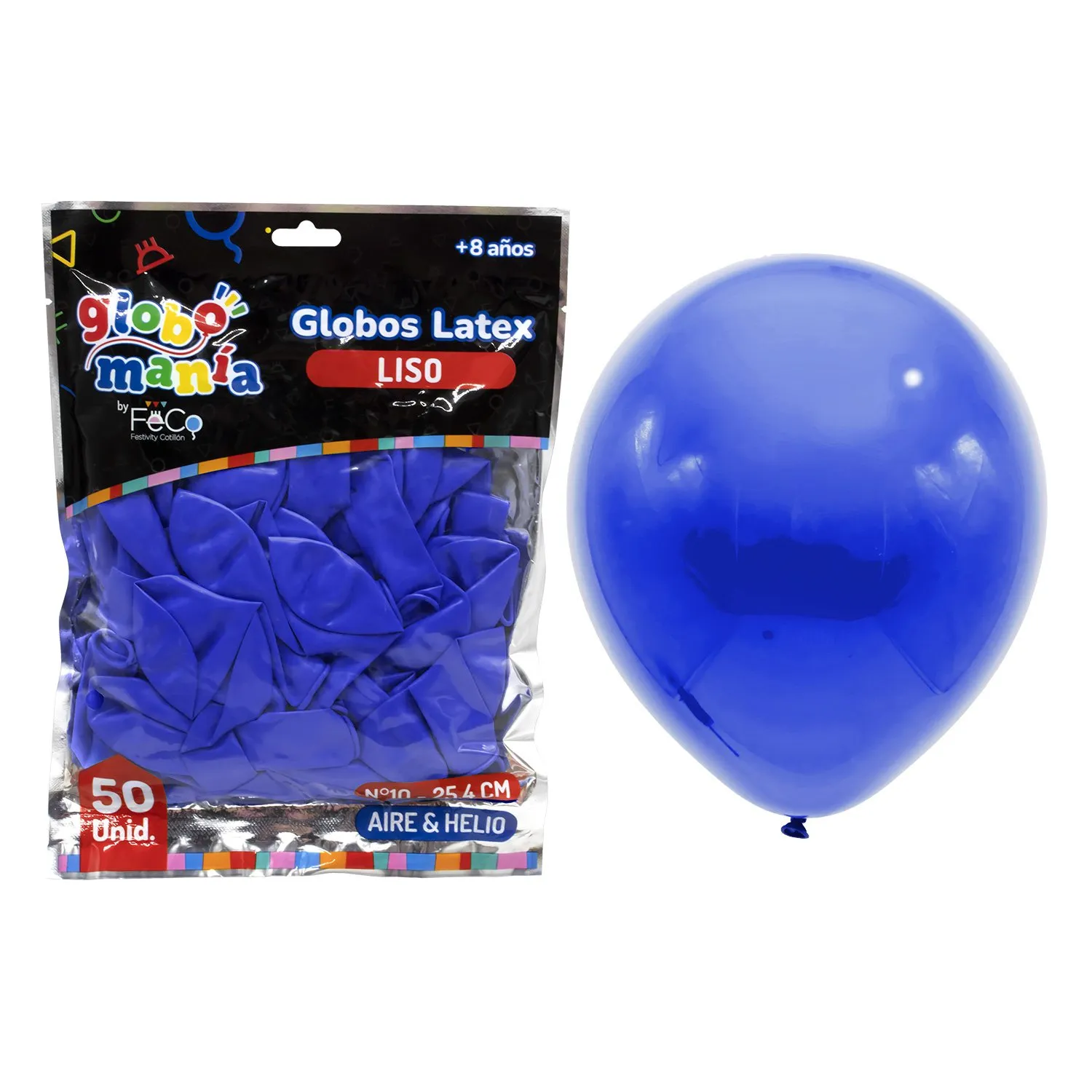GLOBO 10 AZUL X50UNI - 1