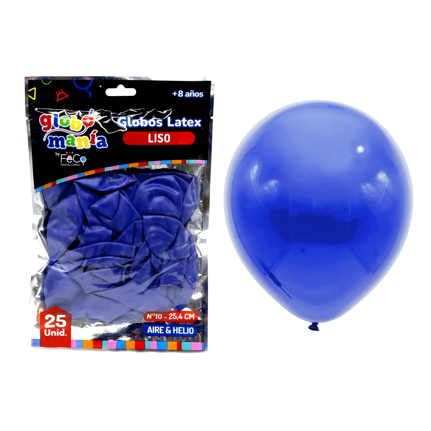 GLOBO 10 AZUL X25UNI - 1
