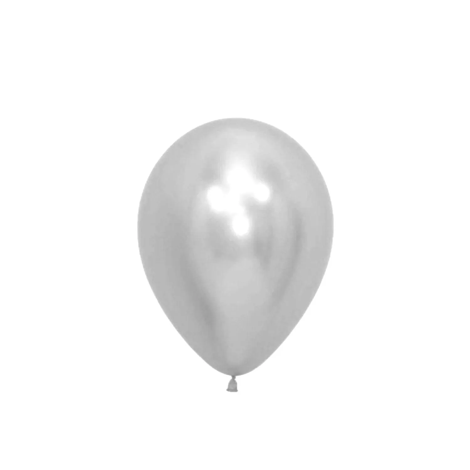 GLOBO 5 CHROME PLATEADO X25 UNID - 1