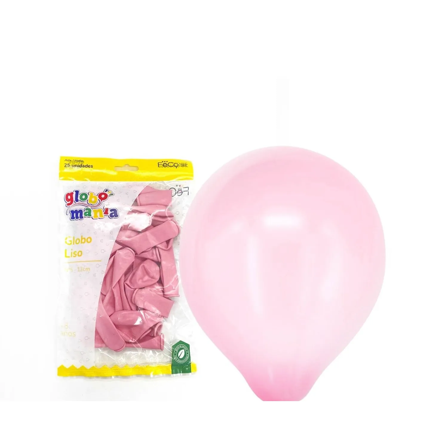 GLOBO 5 PASTEL FUCSIA X25 UNID - 1