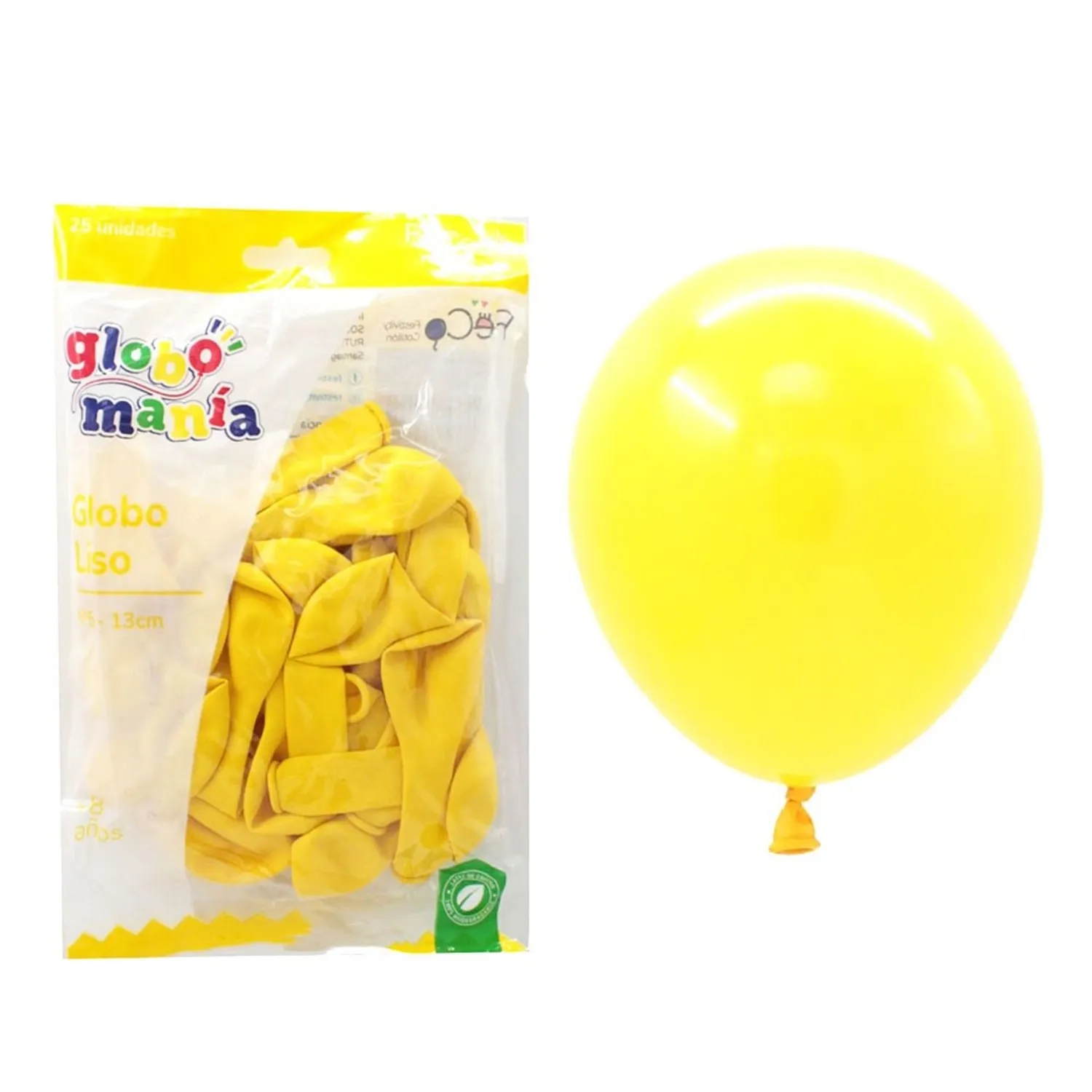 GLOBO 5 STANDARD AMARILLO X25 UNI - 1