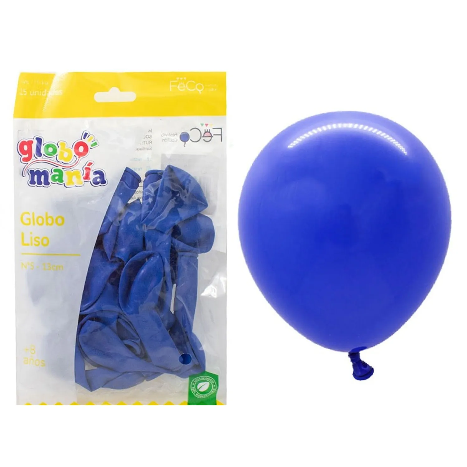 GLOBO 5 STANDARD AZUL X25 UNI - 1