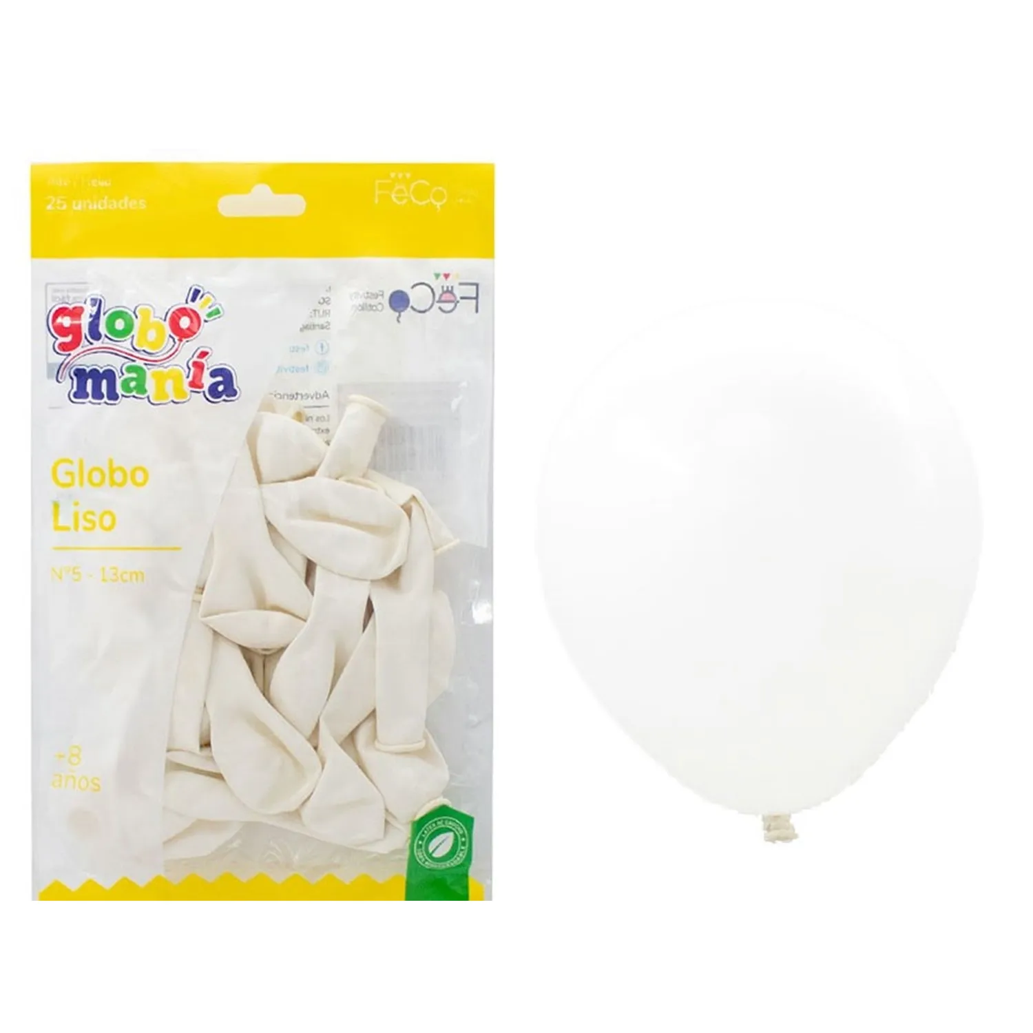 GLOBO 5 STANDARD BLANCO X25 UNI - 1