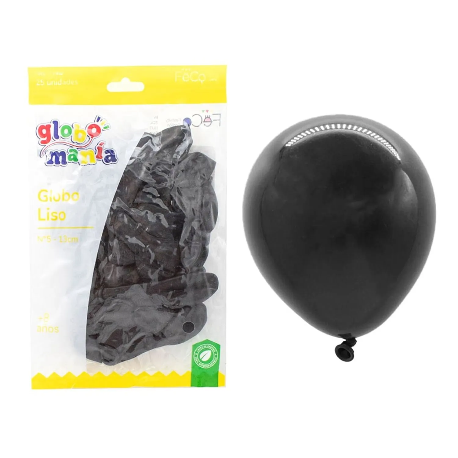 GLOBO 5 STANDARD NEGRO X25 UNI - 1