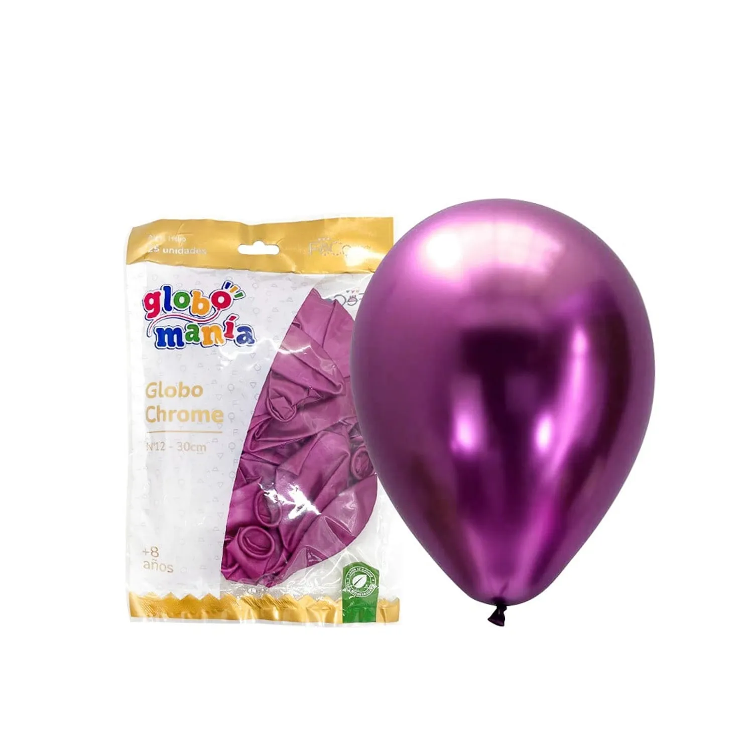 GLOBO 12 CHROME FUCISA X25 UNID - 1