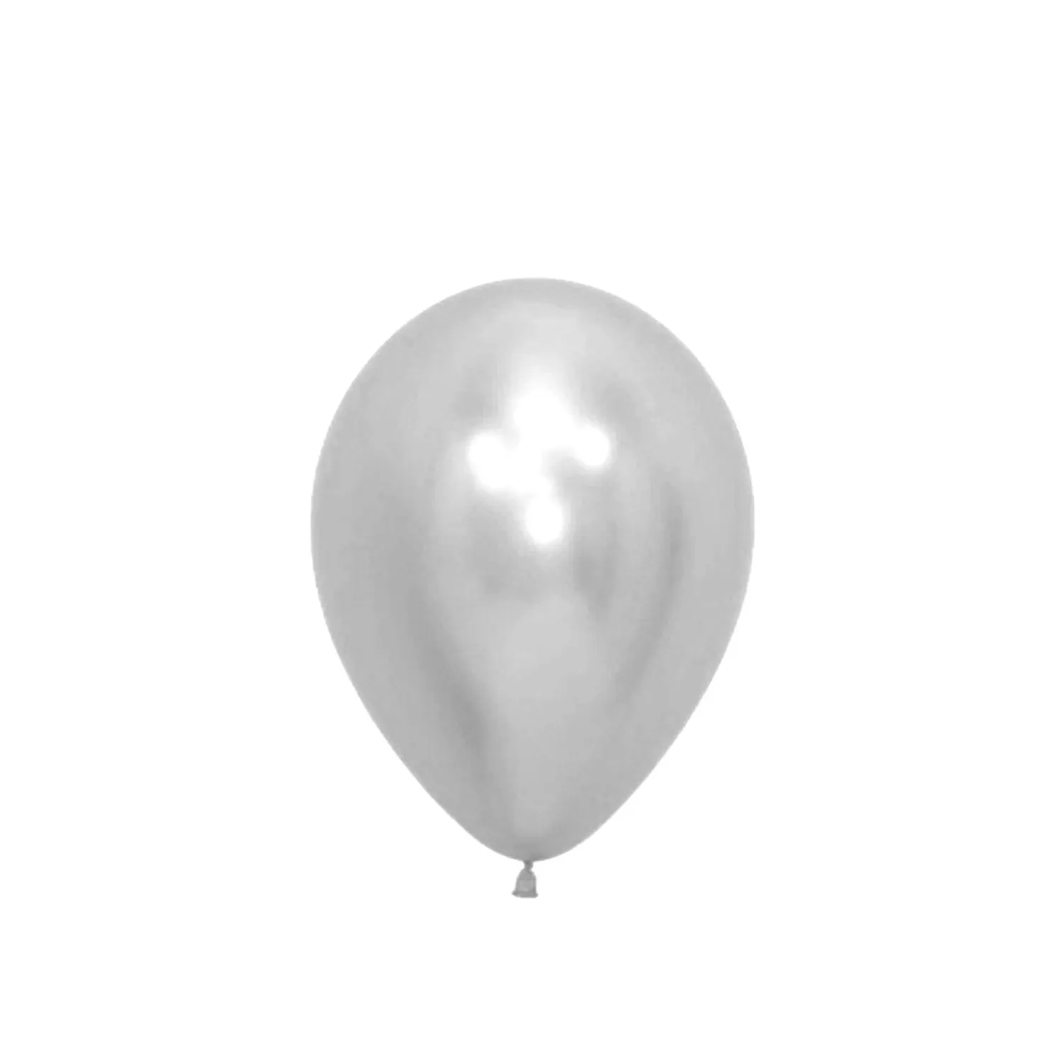 GLOBO 5 CHROME PLATEADO X25 UNID - 1