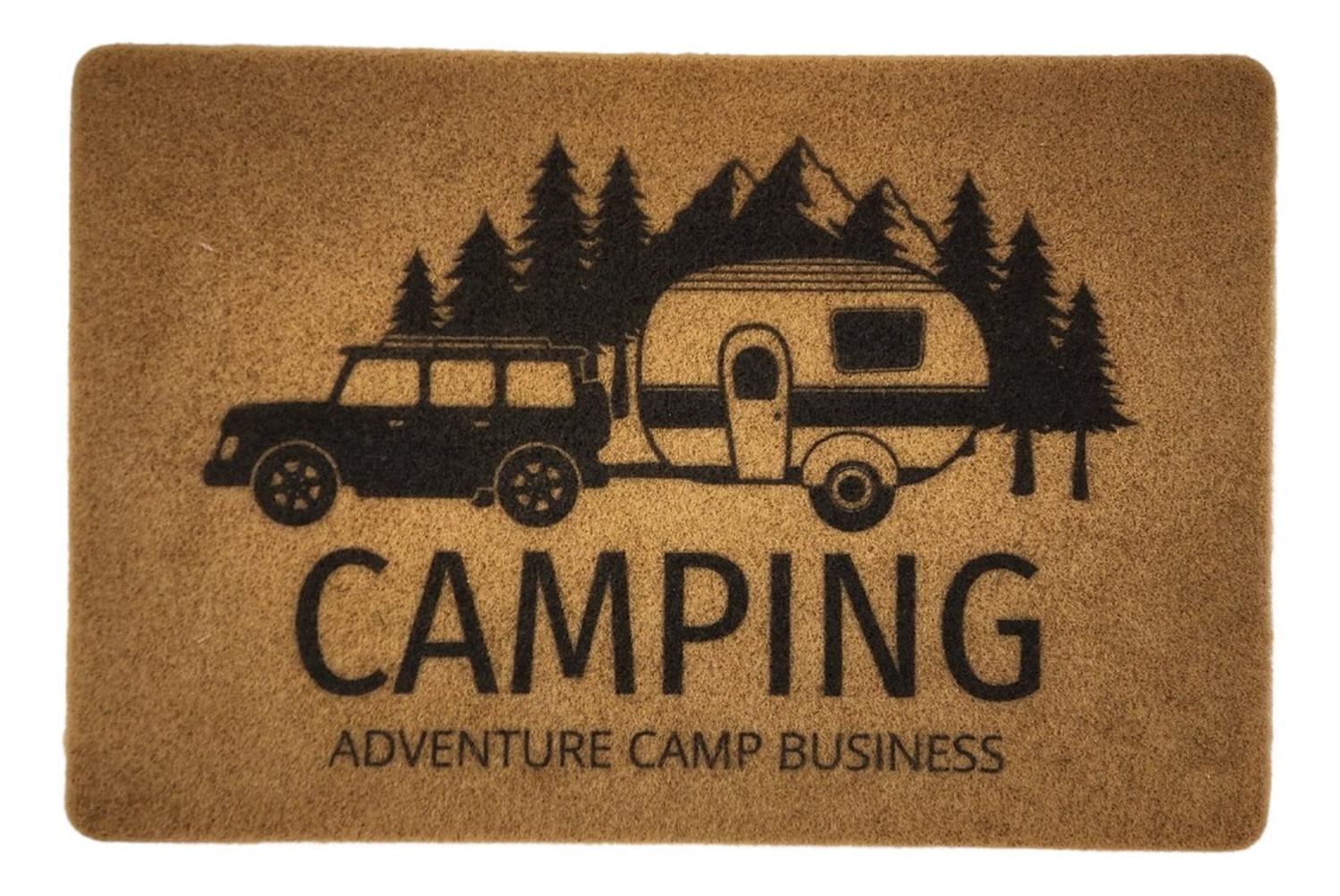 ALFOMBRA EXTERIOR LIMPIAPIES FELPUDO ENTRADA CAMPING - 1
