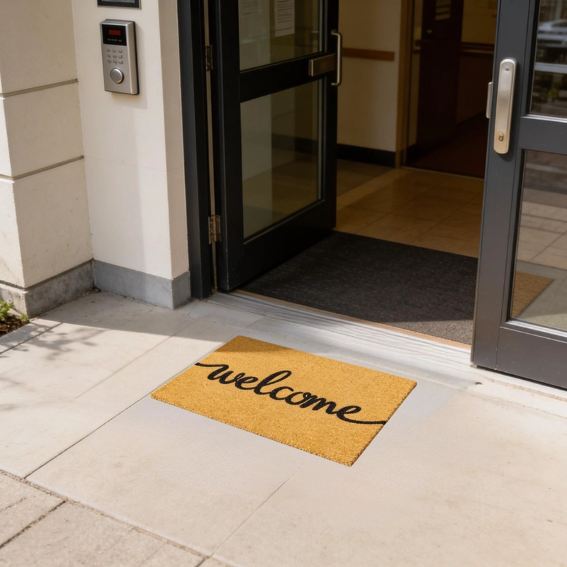 ALFOMBRA WELCOME LIMPIA PIES FELPUDO FIBRA - 3