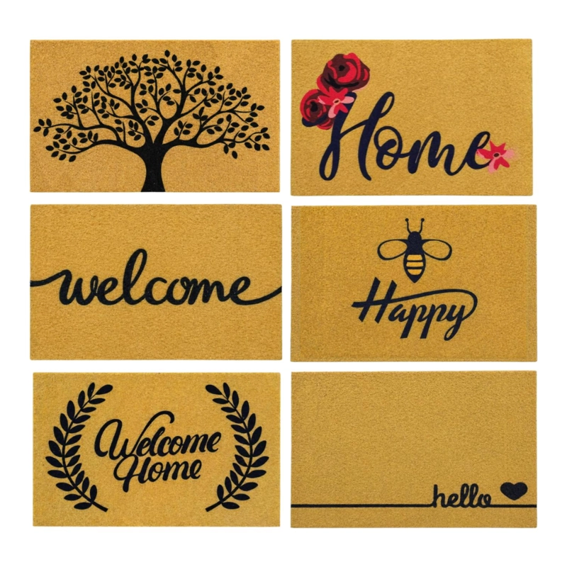 ALFOMBRA WELCOME LIMPIA PIES FELPUDO FIBRA - 6
