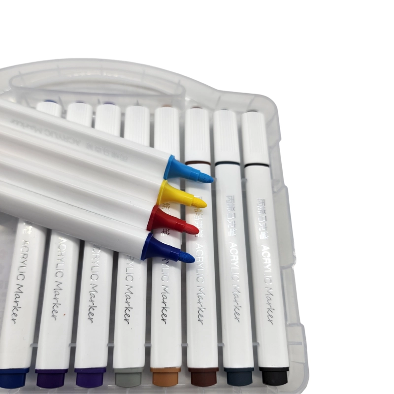 SET MARCADORES FLIP ACRILICOS 36 LAPICES CALIDAD ARTE DIBUJO - 6