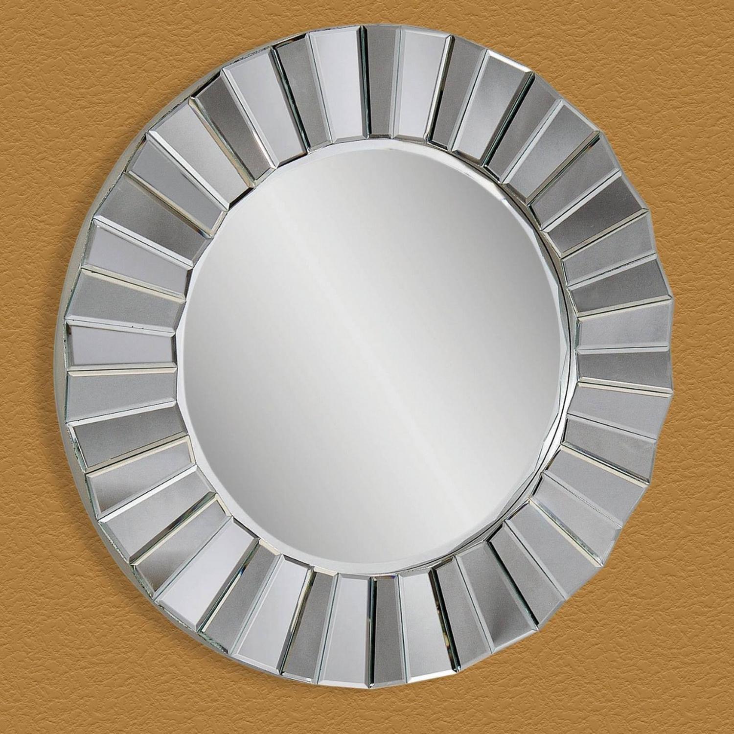 CUADRO ESPEJOS DECORATIVOS DECORACION LIVING ESPEJO PLATEADO - 3