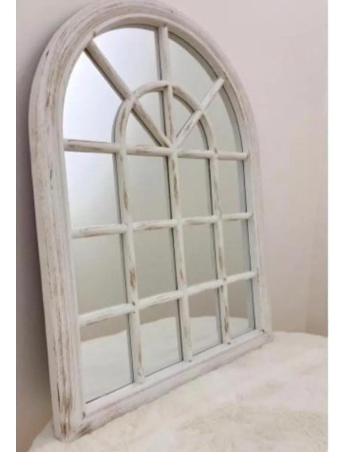 MARCO ESPEJO DECORATIVO VINTAGE CLASICO FORMA VENTANA - 2