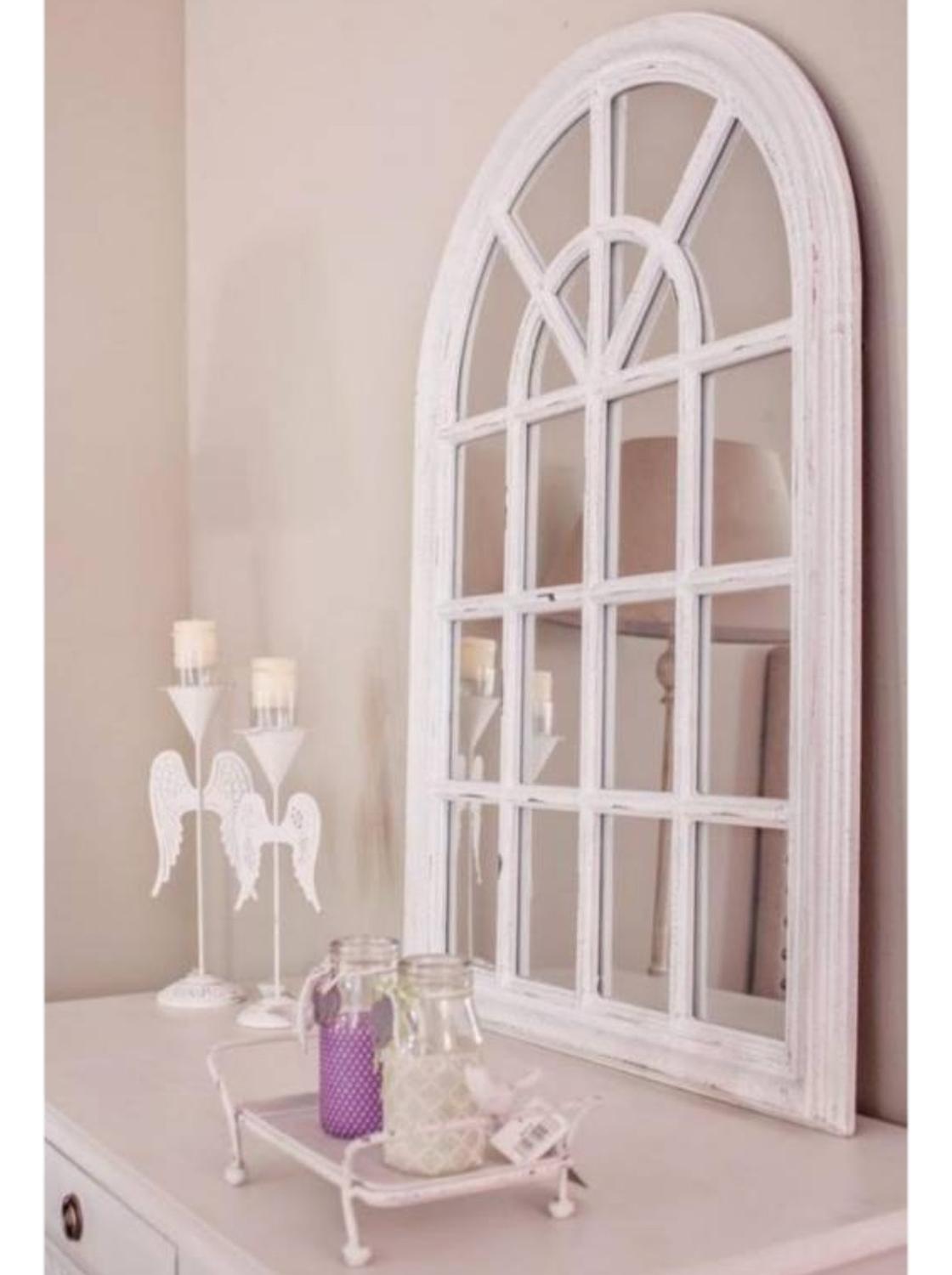 MARCO ESPEJO DECORATIVO VINTAGE CLASICO FORMA VENTANA - 4