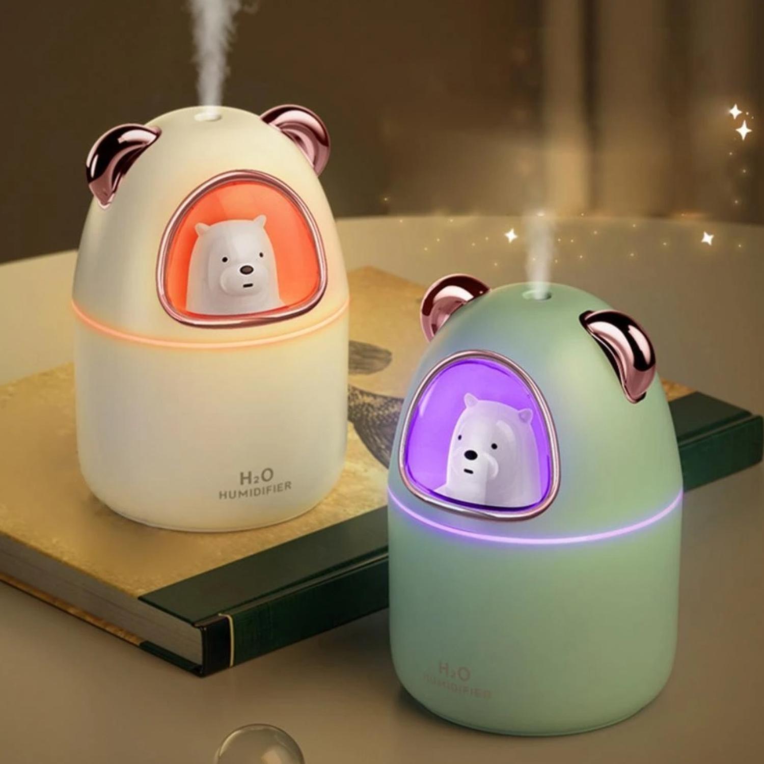 HUMIDIFICADOR USB DE OSITO KAWAII VAPORIZADOR DE AROMAS - 2