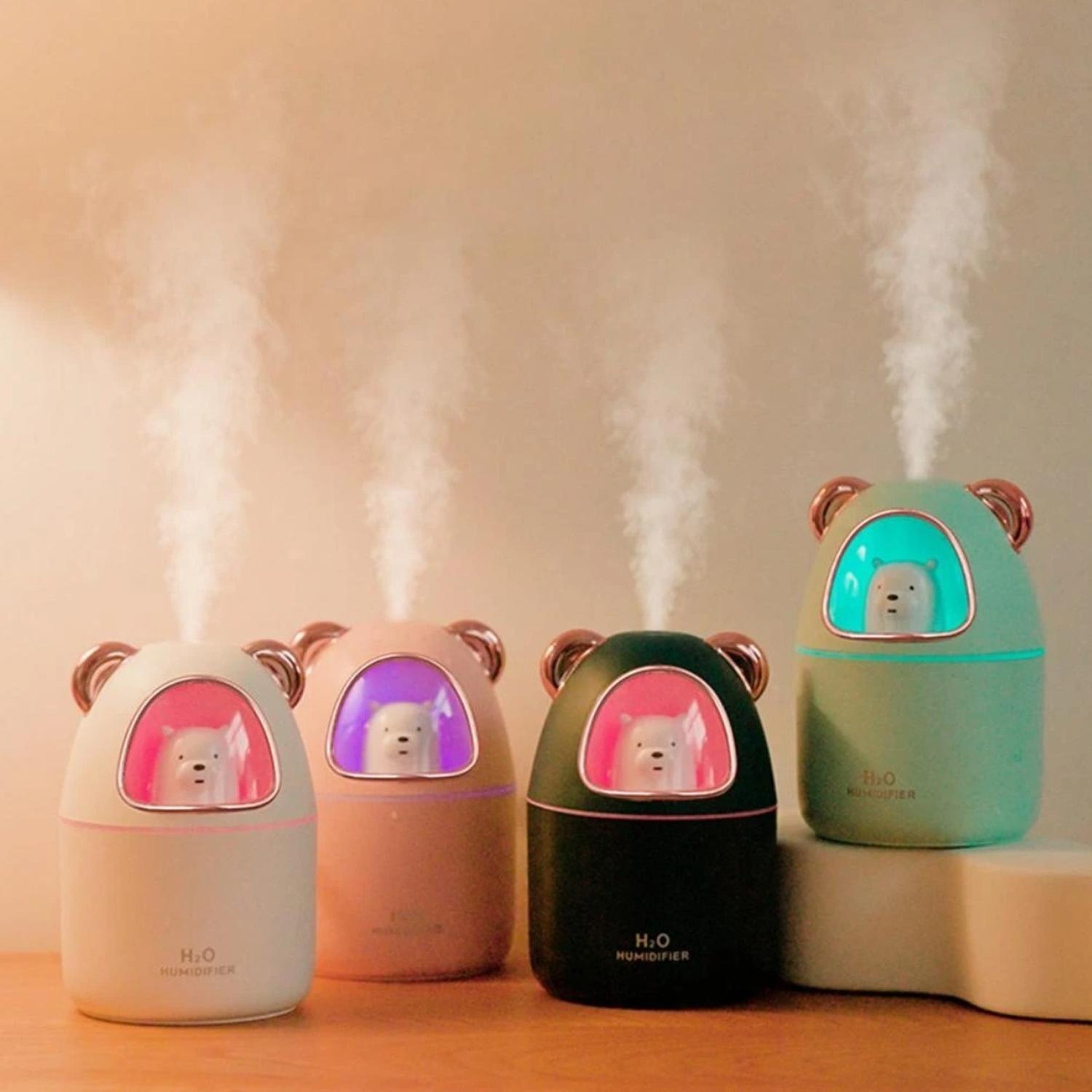 HUMIDIFICADOR USB DE OSITO KAWAII VAPORIZADOR DE AROMAS - 3