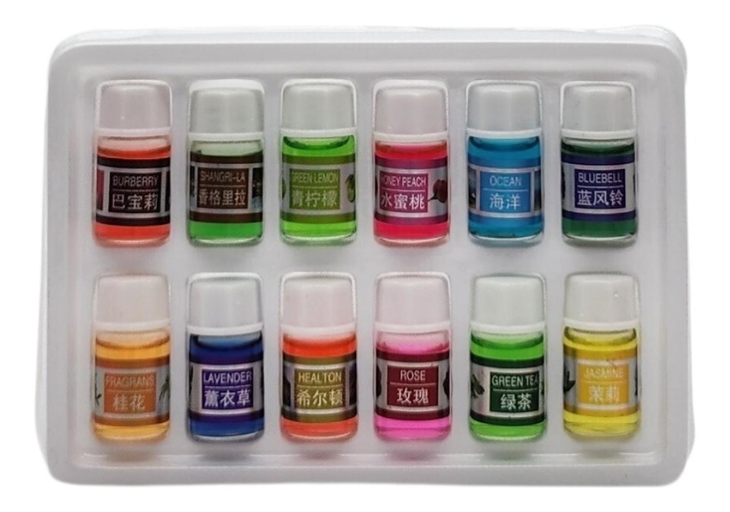 SET 12 ACEITES ESENCIAS PARA HUMIDIFICADORES AROMAS - 2