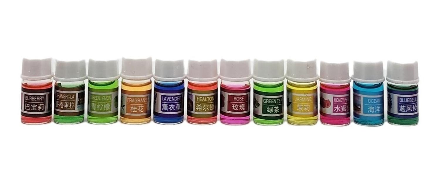 SET 12 ACEITES ESENCIAS PARA HUMIDIFICADORES AROMAS - 3