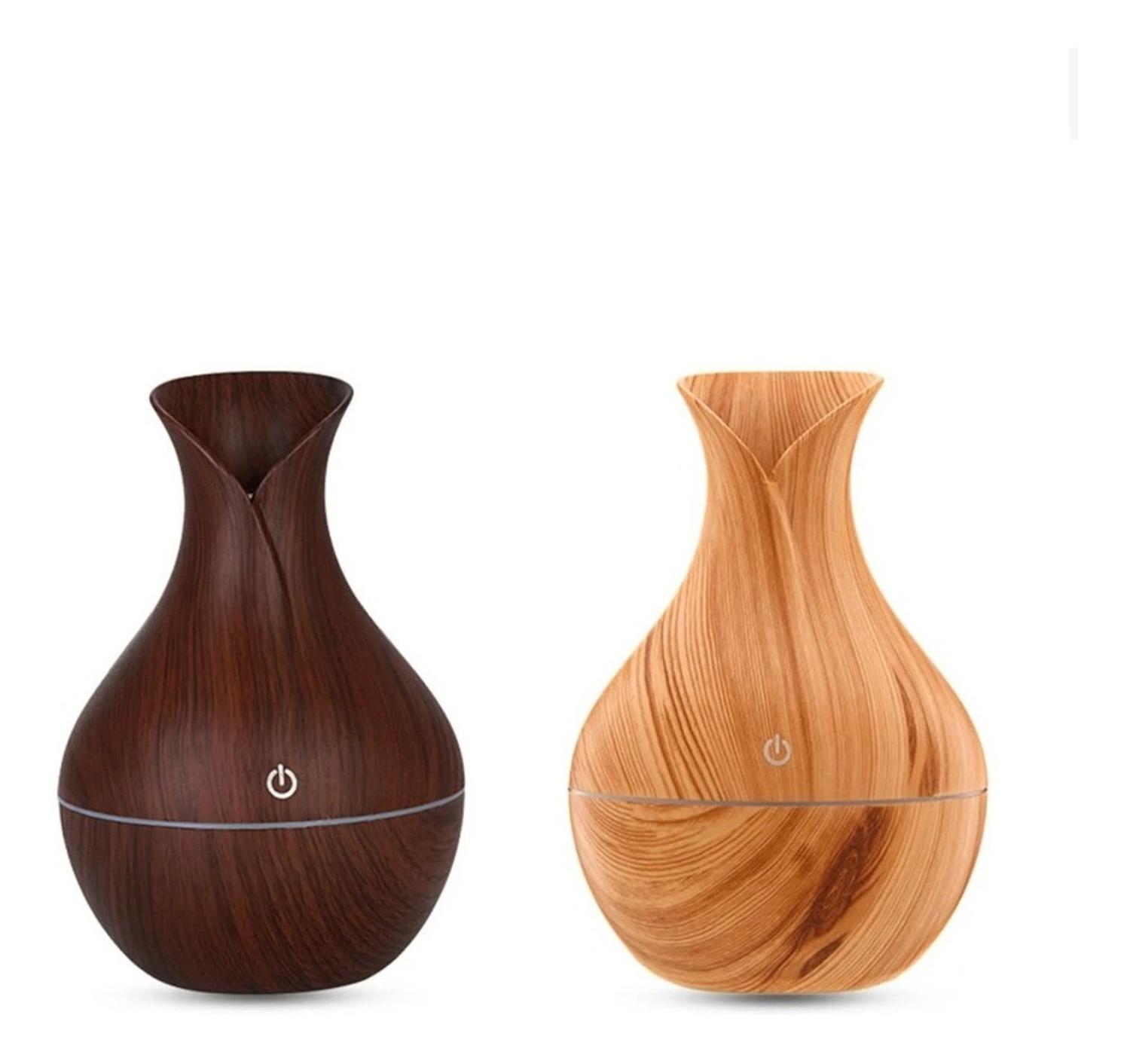 HUMIDIFICADOR USB ESTILO MADERA VAPORIZADOR DE AROMAS - 2