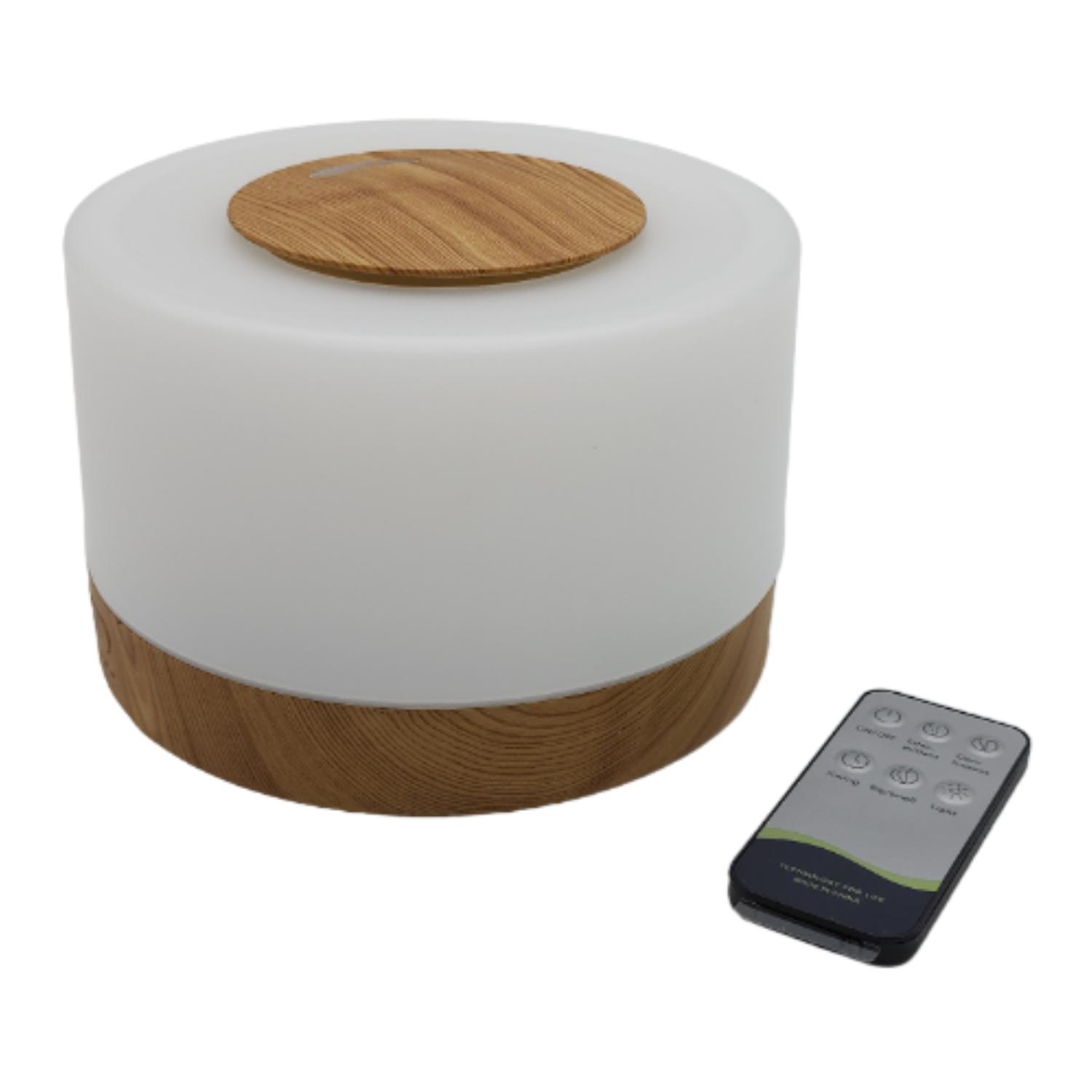 HUMIDIFICADOR LAMPARA LED USB DE AROMAS DISEÑO MADERA - 3