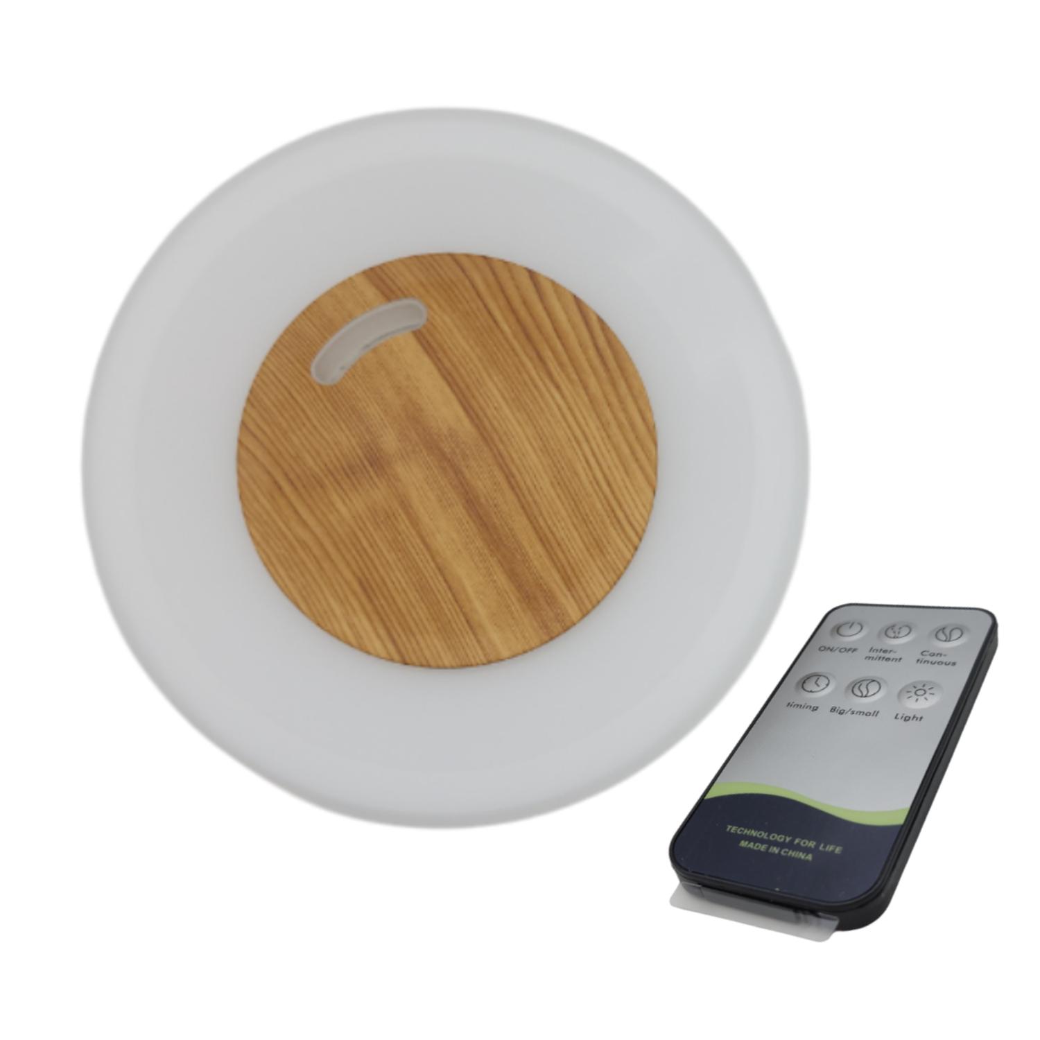 HUMIDIFICADOR LAMPARA LED USB DE AROMAS DISEÑO MADERA - 4