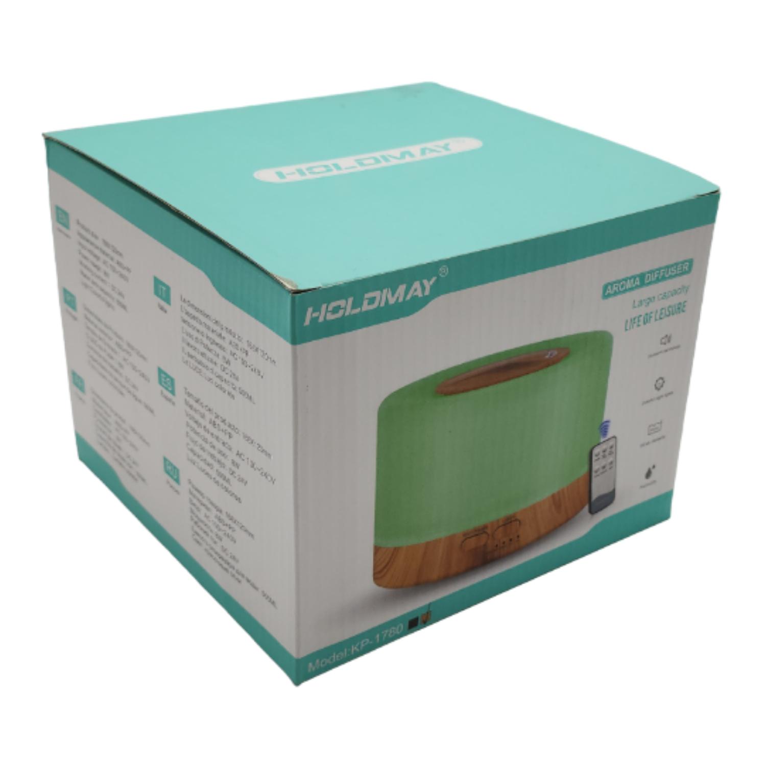 HUMIDIFICADOR LAMPARA LED USB DE AROMAS DISEÑO MADERA - 6
