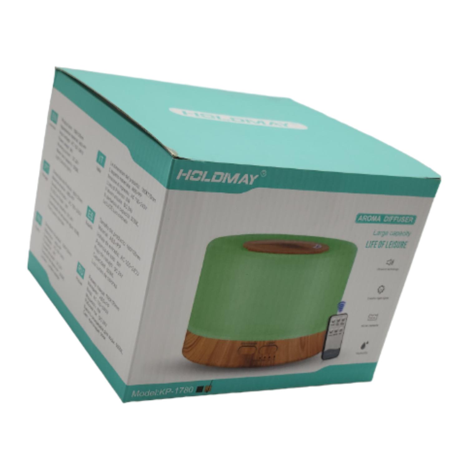 HUMIDIFICADOR LAMPARA LED USB DE AROMAS DISEÑO MADERA - 7