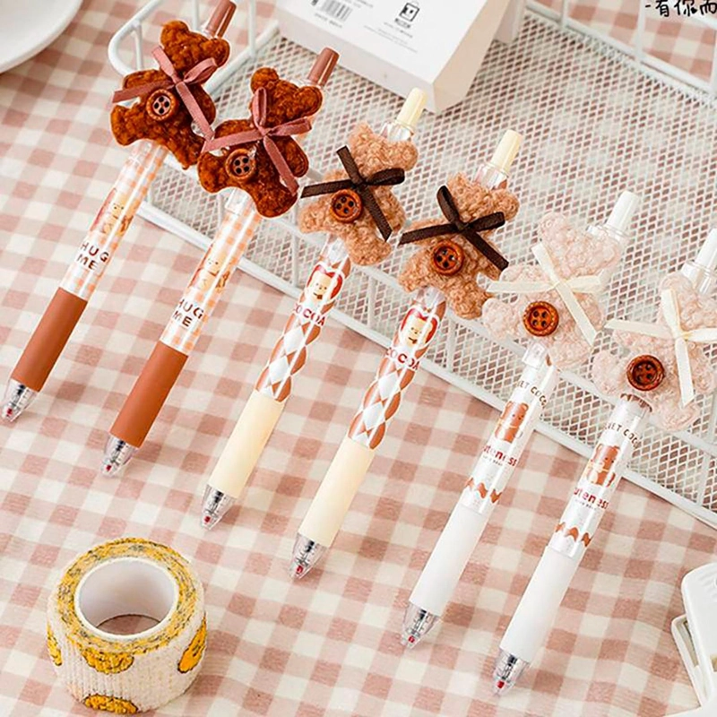 SET 3 LAPICES KAWAII CUTE DISEÑO OSITO TIERNO AMOR - 4