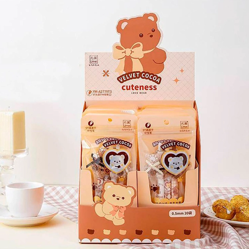 SET 3 LAPICES KAWAII CUTE DISEÑO OSITO TIERNO AMOR - 6