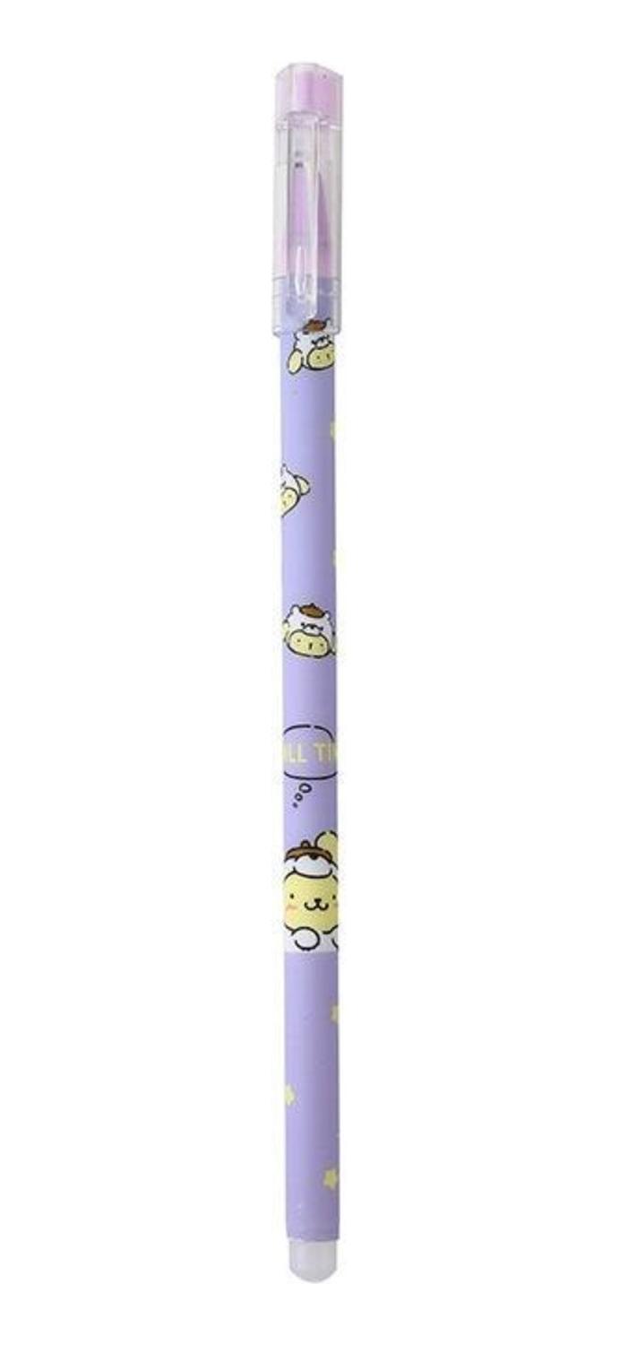SET 12 LÁPICES BOLÍGRAFOS FLIPEREX TINTA GEL NEGRO DISEÑOS KAWAII NEGRO AMARILLO MULTICOLOR - 7