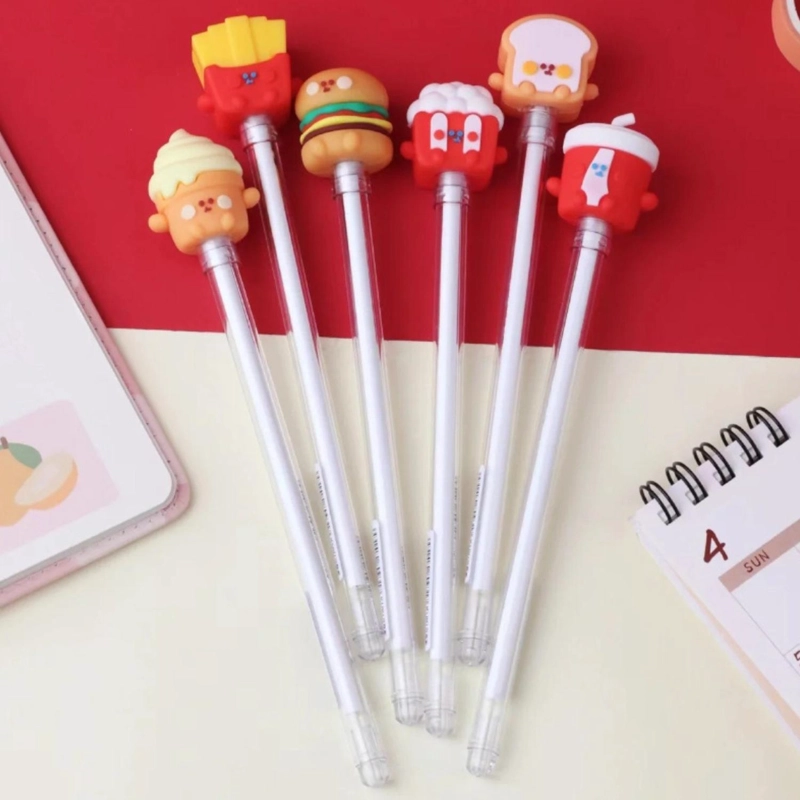 SET 6 LÁPICES FLIP DE ALIMENTOS VARIADOS KAWAII CUTE - 2