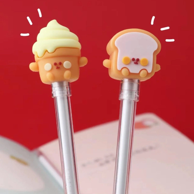 SET 6 LÁPICES FLIP DE ALIMENTOS VARIADOS KAWAII CUTE - 3