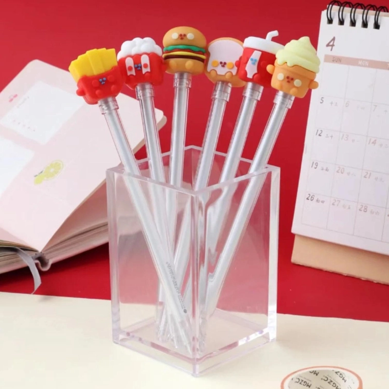 SET 6 LÁPICES FLIP DE ALIMENTOS VARIADOS KAWAII CUTE - 6