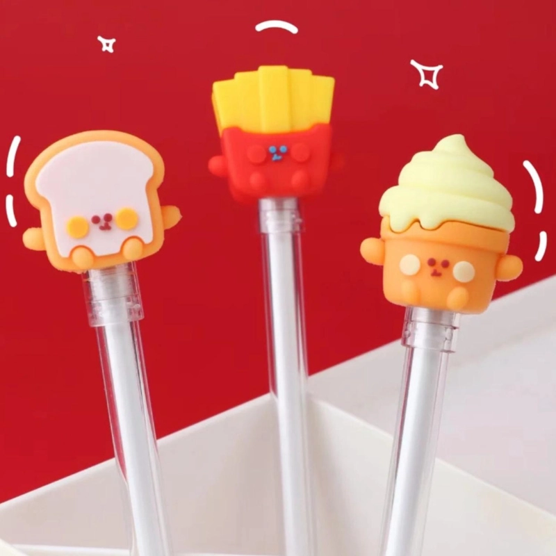 SET 6 LÁPICES FLIP DE ALIMENTOS VARIADOS KAWAII CUTE - 7