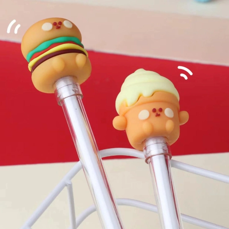 SET 6 LÁPICES FLIP DE ALIMENTOS VARIADOS KAWAII CUTE - 8