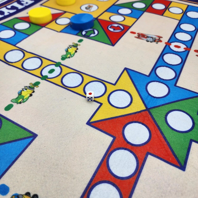 JUEGO DE MESA LUDO GRANDE ENTRETENIMIENTO TAPETE DIDACTICO - 3