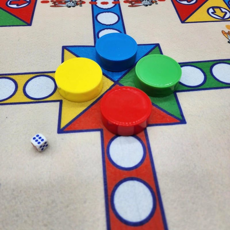 JUEGO DE MESA LUDO GRANDE ENTRETENIMIENTO TAPETE DIDACTICO - 4