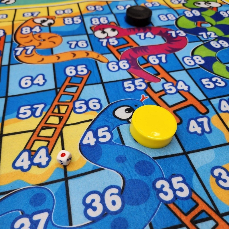 JUEGO DE MESA LUDO GRANDE ENTRETENIMIENTO TAPETE DIDACTICO - 8
