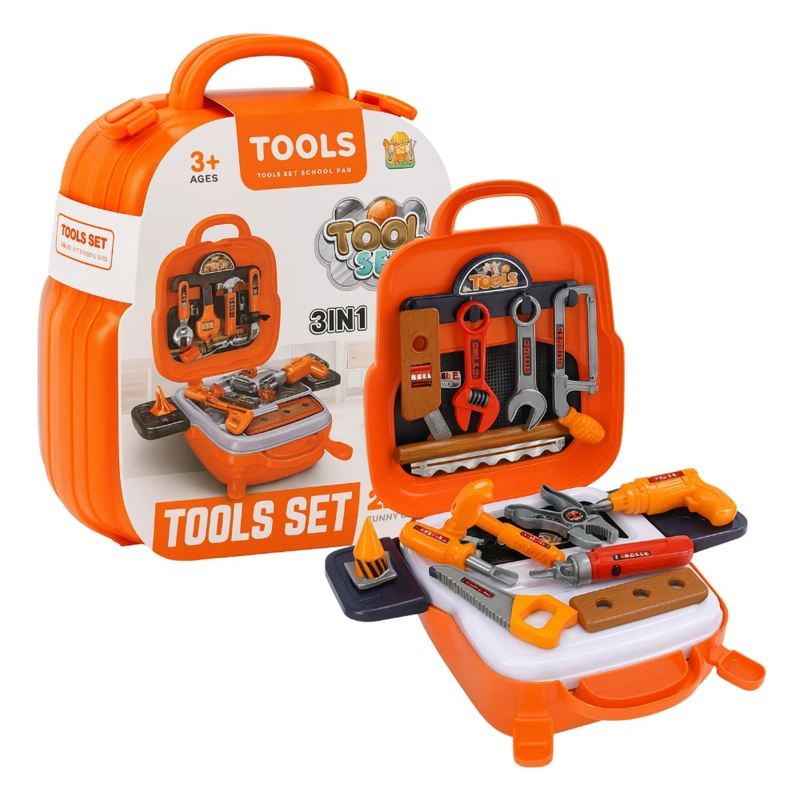 SET MALETA MALETIN INFANTIL MAESTRO CARPINTERO NIÑOS JUEGOS - 1
