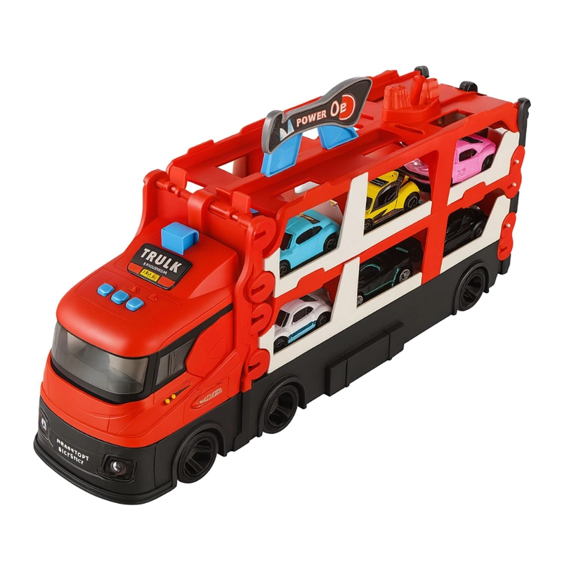 CAMION DE CARGA MALETIN TRANSPORTADOR DE AUTITOS JUEGO NIÑOS - 2