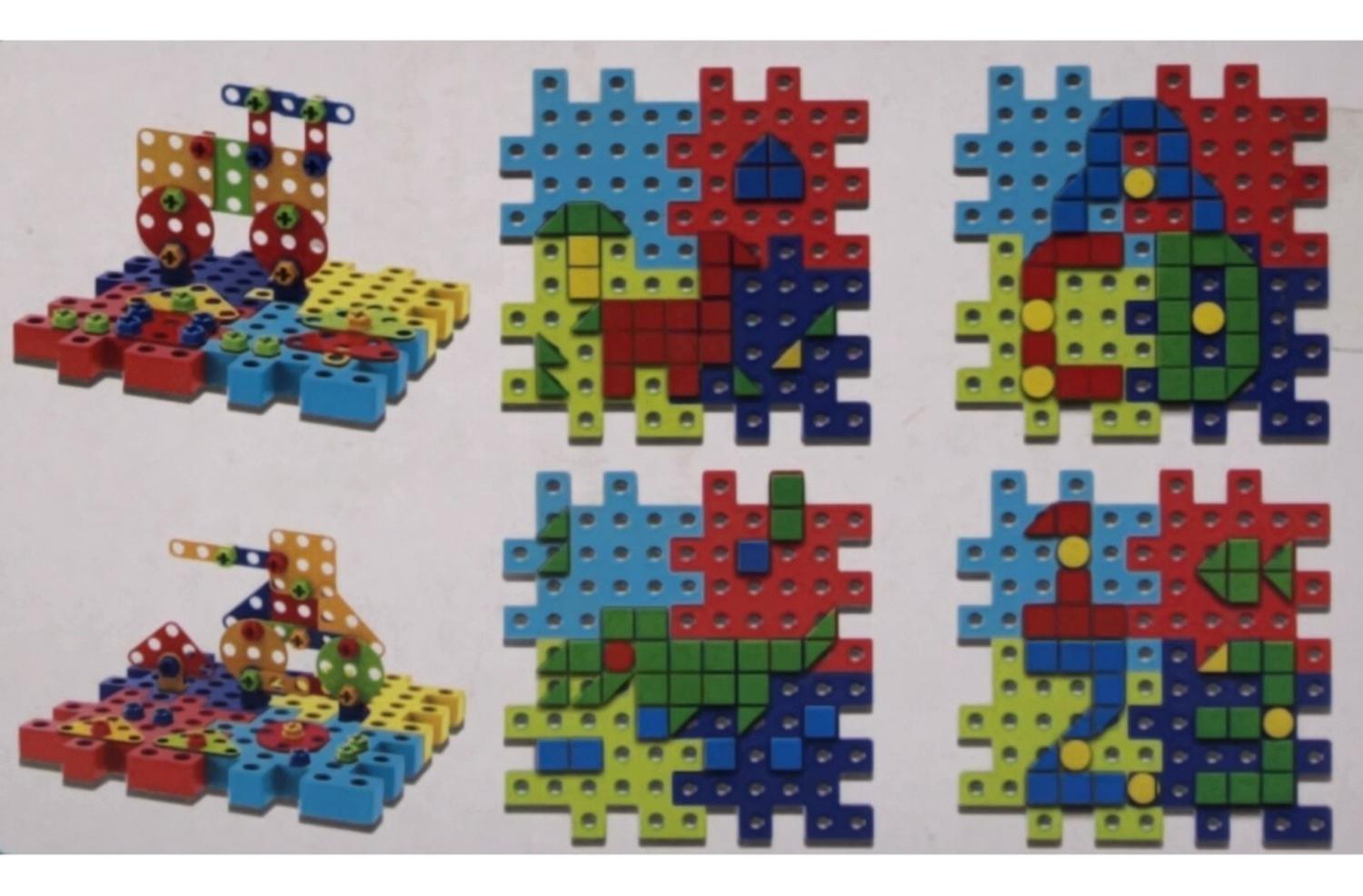 JUEGO DE MESA ENGRANAJES CIRCUITOS BLOQUES EDUCATIVO 202 PCS - 3