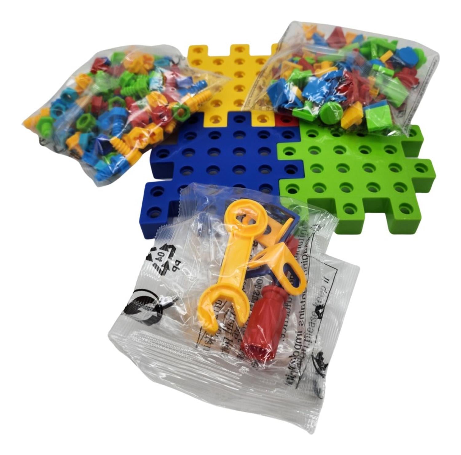 JUEGO DE MESA ENGRANAJES CIRCUITOS BLOQUES EDUCATIVO 202 PCS - 7