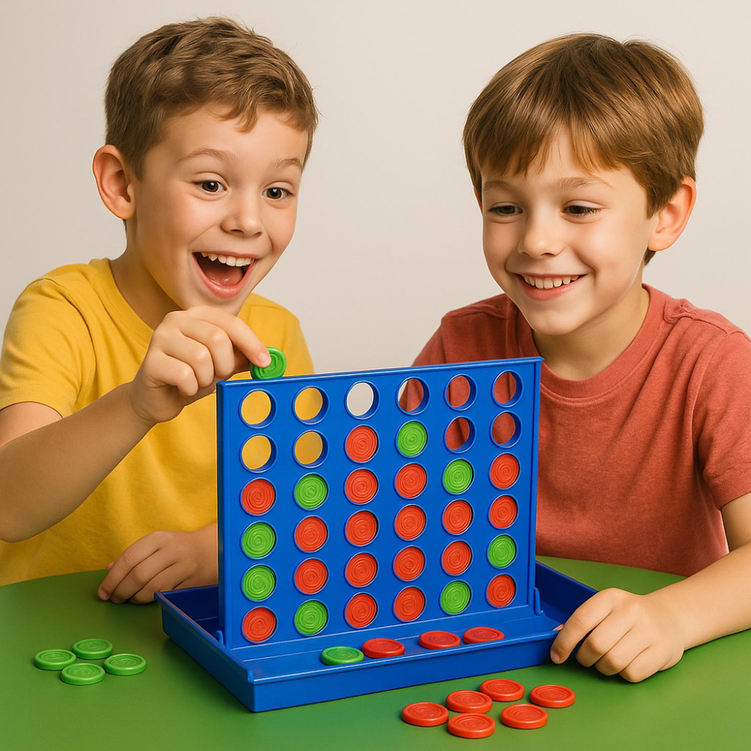 JUEGO DE MESA CONECTA 4 EN LINEA Y GANA JUGUETE DIVERTIDO - 4